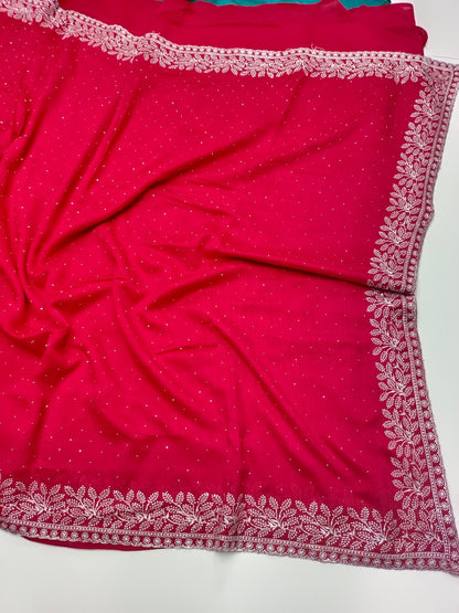 FANCY WORK SAREE - B S CHANNABASAPPA & SONS