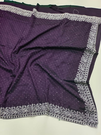 FANCY WORK SAREE - B S CHANNABASAPPA & SONS