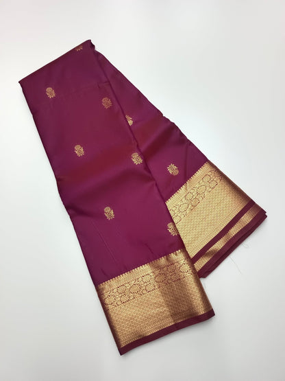 KANCHIPURAM SEMI SILK SAREE - B S CHANNABASAPPA & SONS