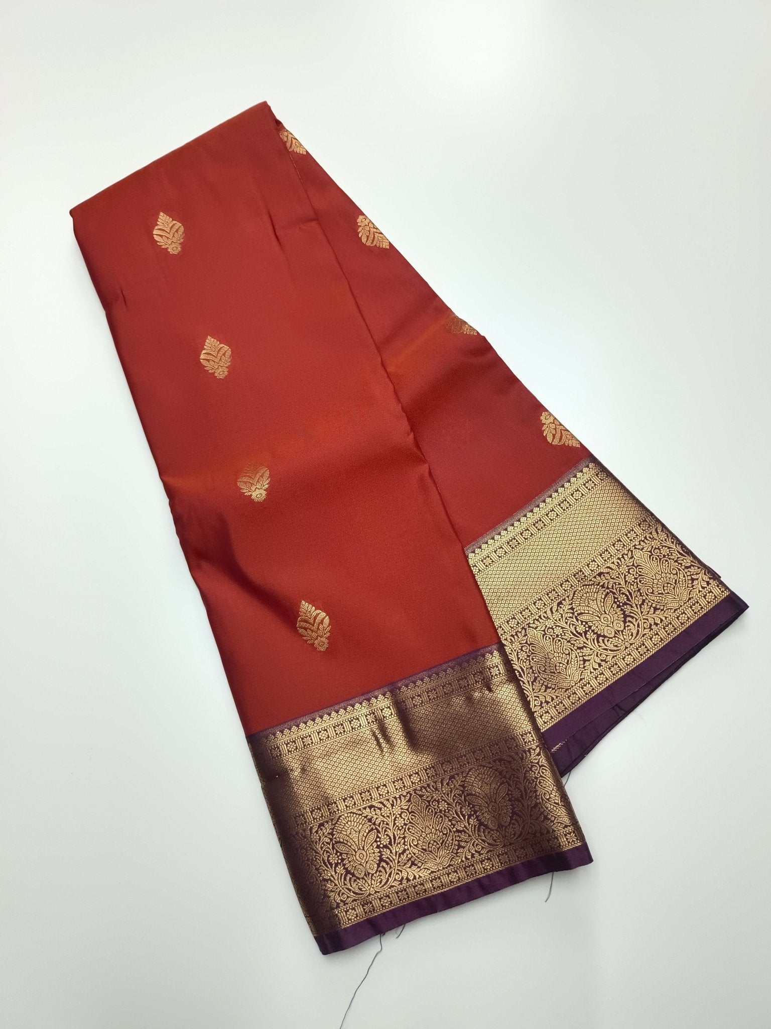 KANCHIPURAM SEMI SILK SAREE - B S CHANNABASAPPA & SONS