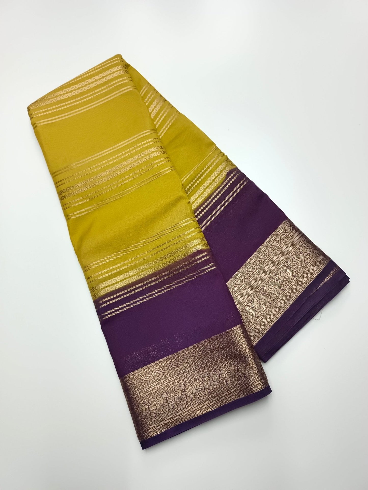 SEMI CREPE SILK SAREE - B S CHANNABASAPPA & SONS