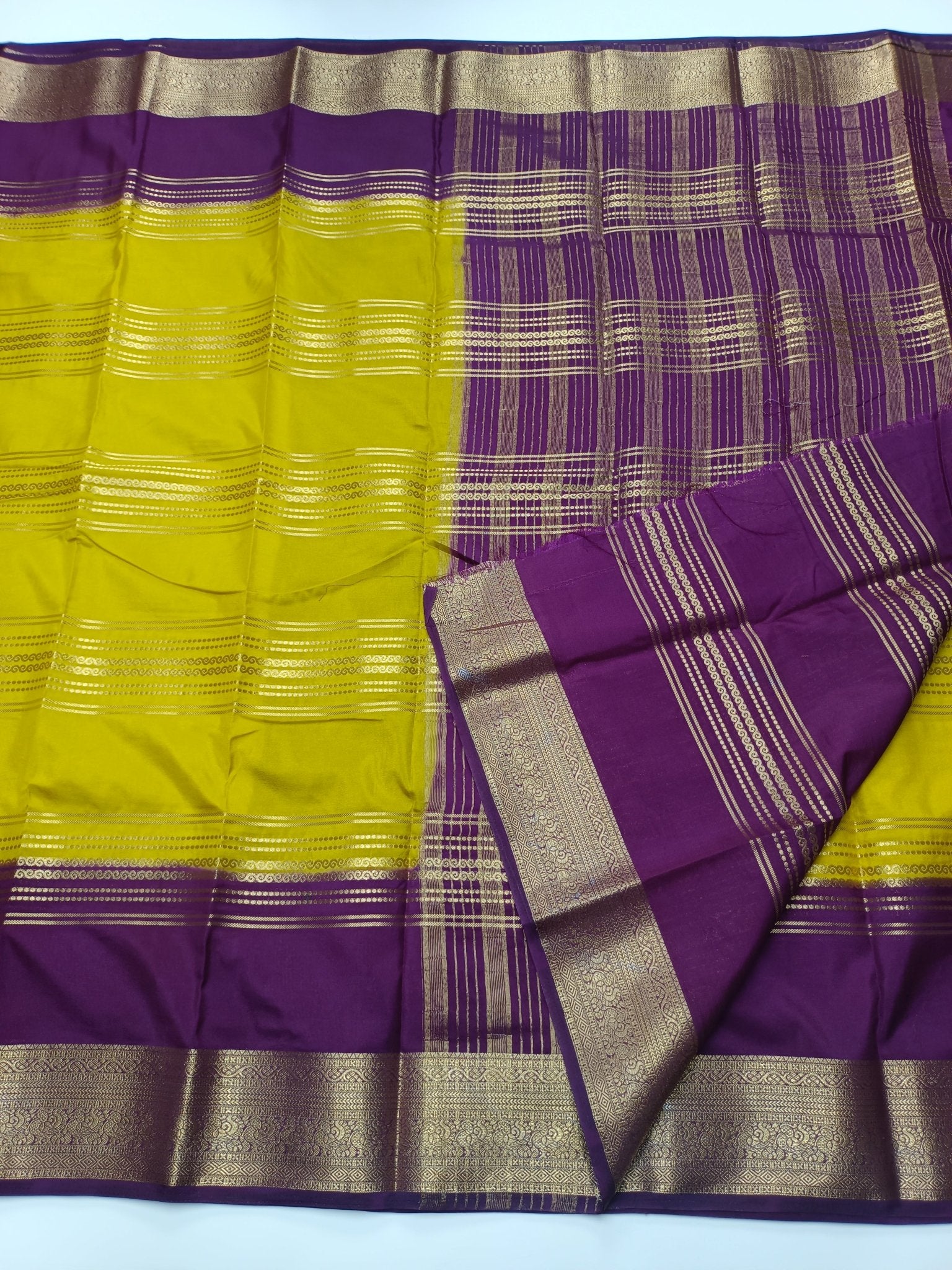 SEMI CREPE SILK SAREE - B S CHANNABASAPPA & SONS