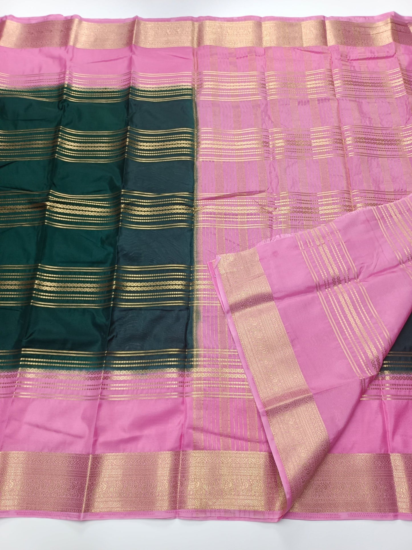 SEMI CREPE SILK SAREE - B S CHANNABASAPPA & SONS