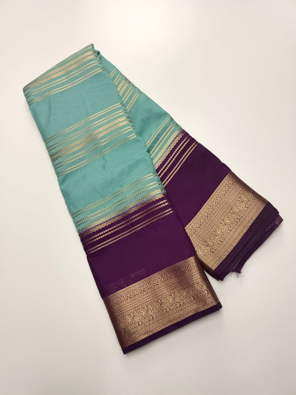 SEMI CREPE SILK SAREE - B S CHANNABASAPPA & SONS