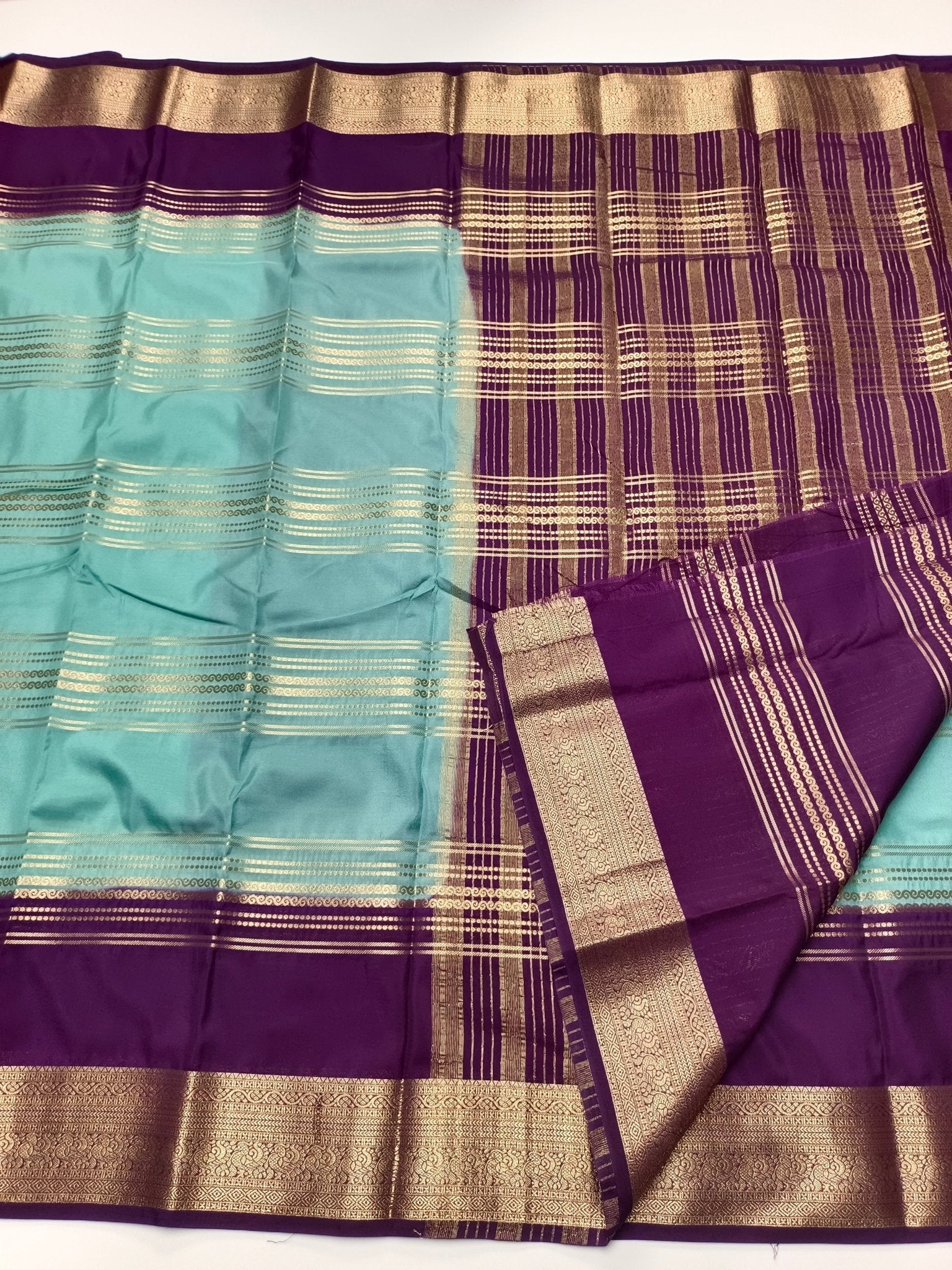 SEMI CREPE SILK SAREE - B S CHANNABASAPPA & SONS