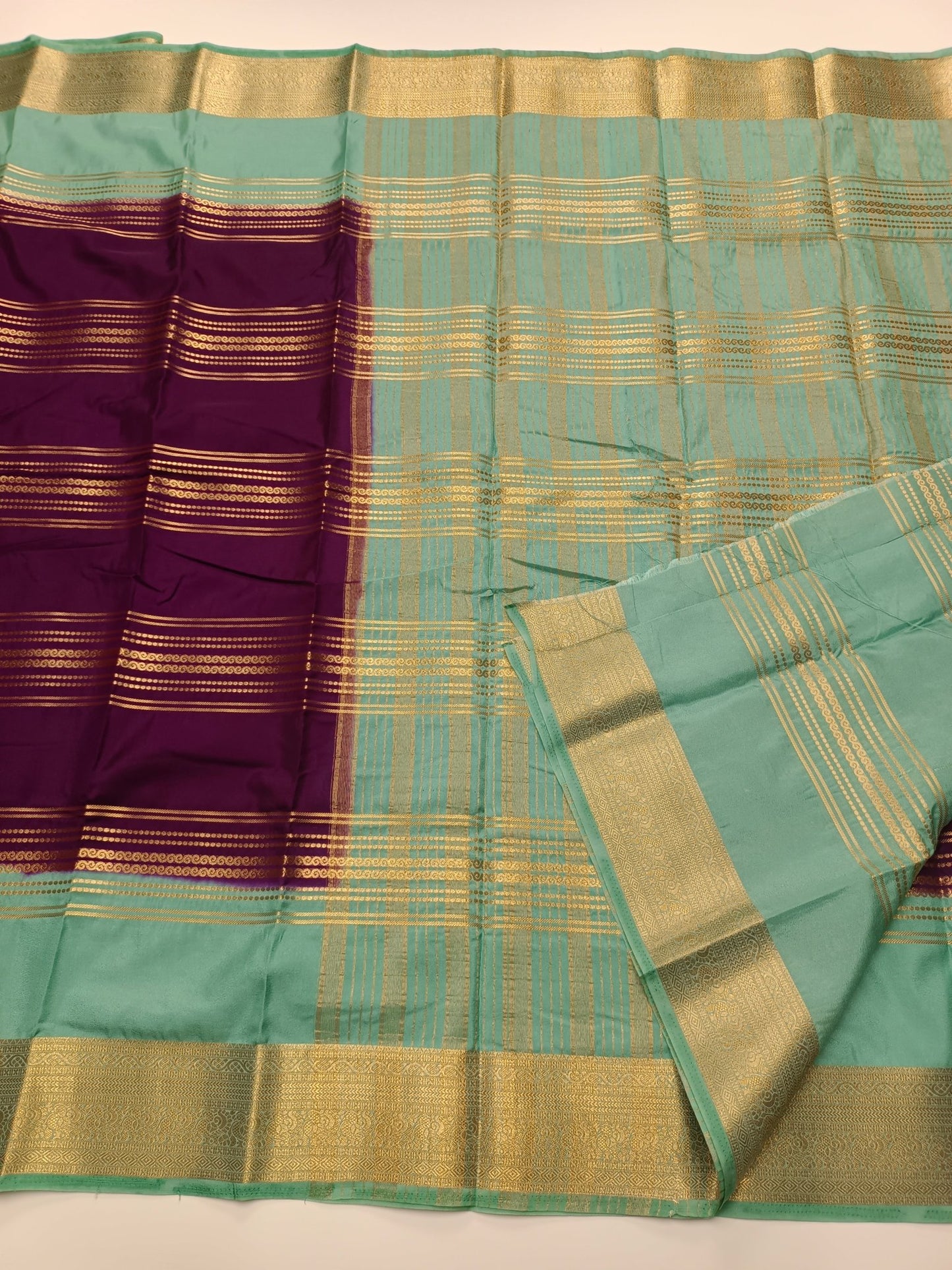 SEMI CREPE SILK SAREE - B S CHANNABASAPPA & SONS