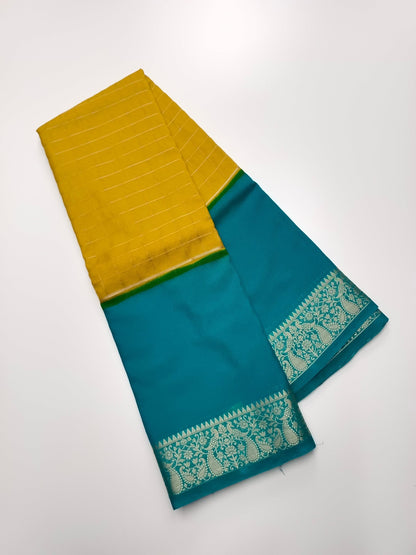SEMI CREPE SILK SAREE - B S CHANNABASAPPA & SONS