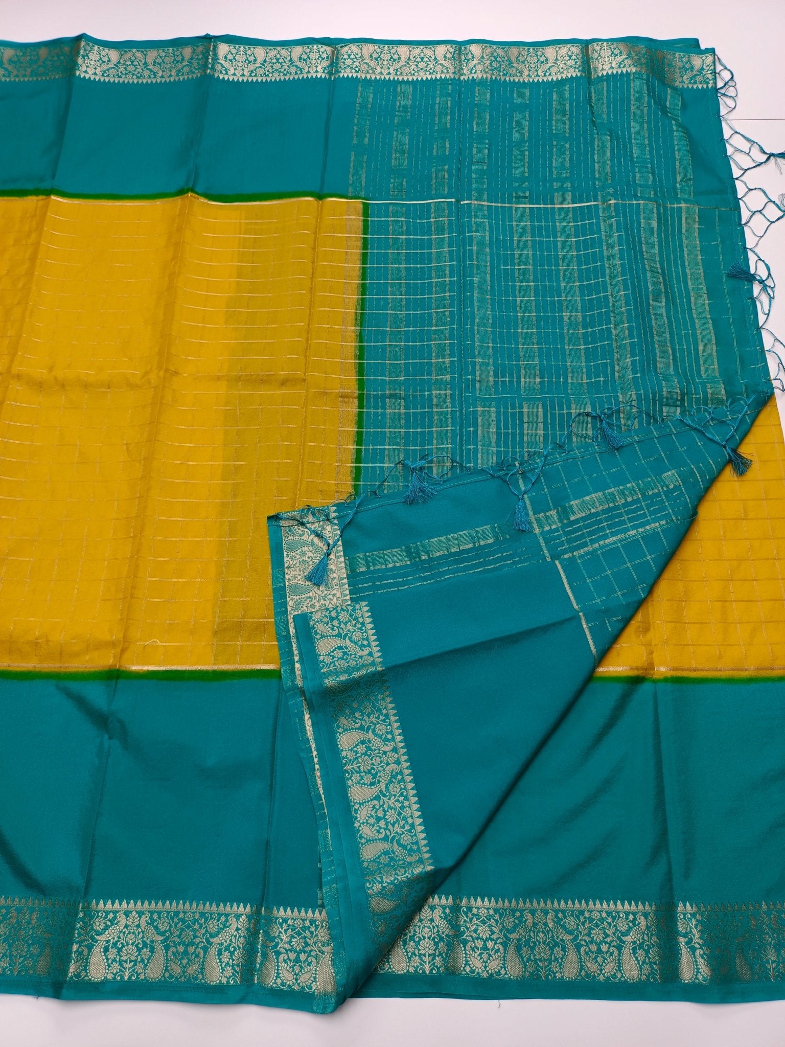 SEMI CREPE SILK SAREE - B S CHANNABASAPPA & SONS