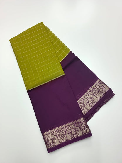 SEMI CREPE SILK SAREE - B S CHANNABASAPPA & SONS