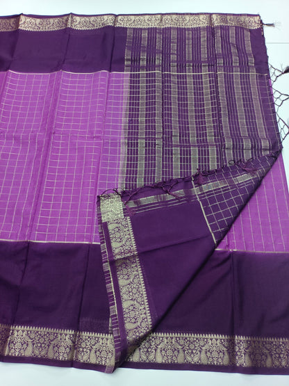 SEMI CREPE SILK SAREE - B S CHANNABASAPPA & SONS
