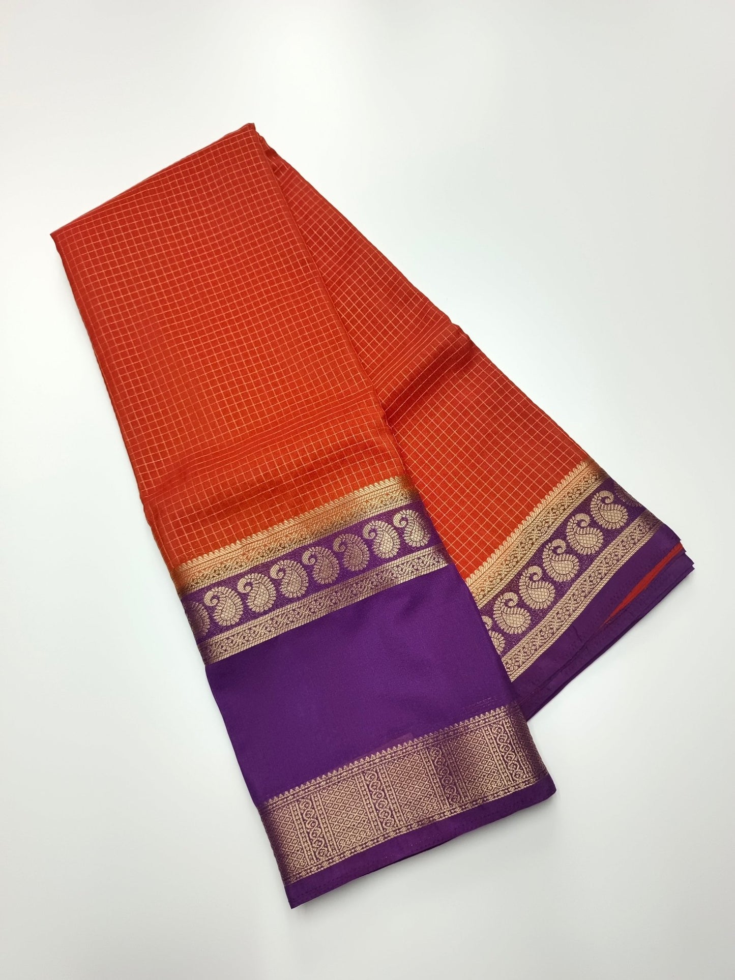 SEMI CREPE SILK SAREE - B S CHANNABASAPPA & SONS
