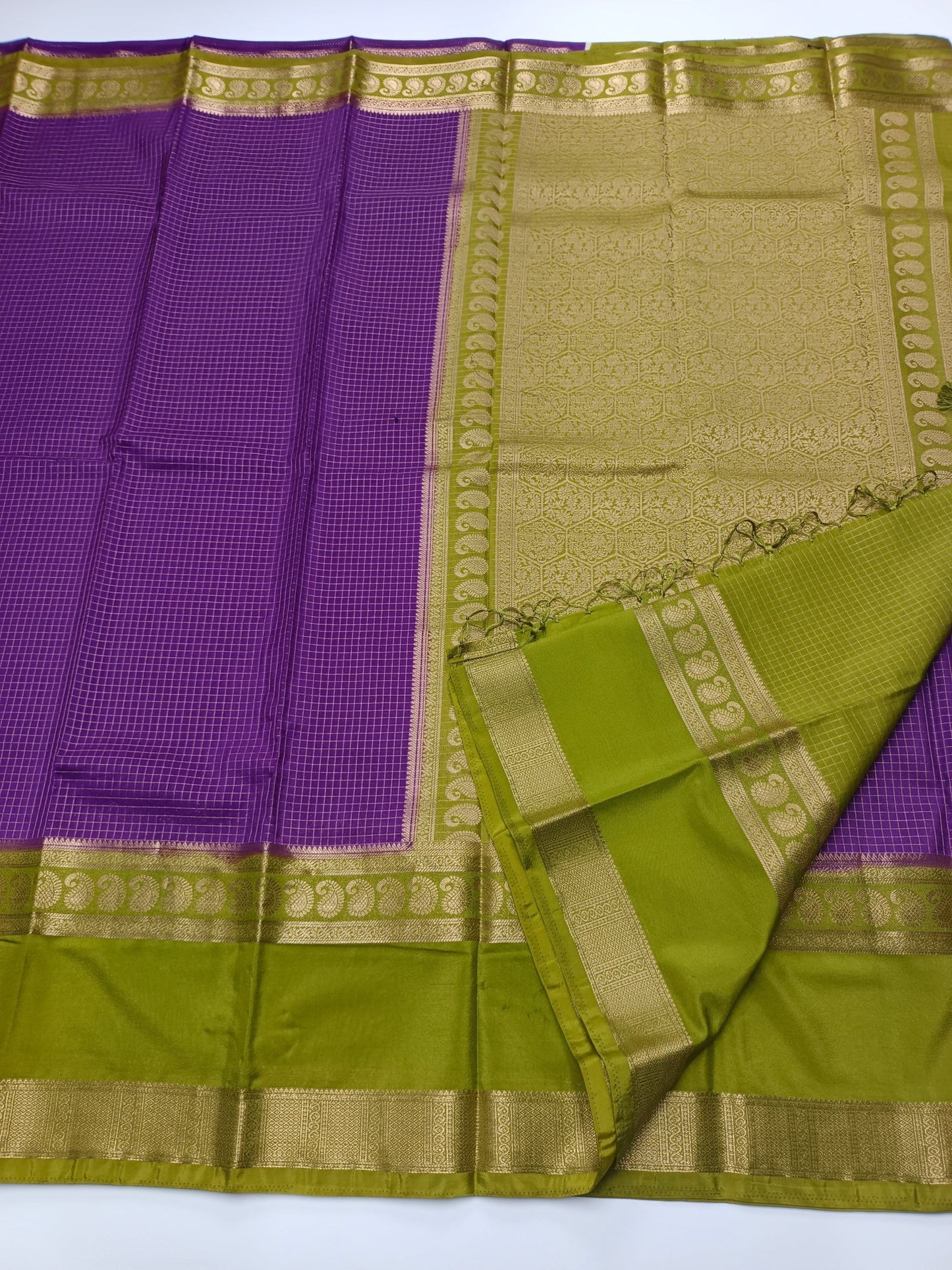 SEMI CREPE SILK SAREE - B S CHANNABASAPPA & SONS