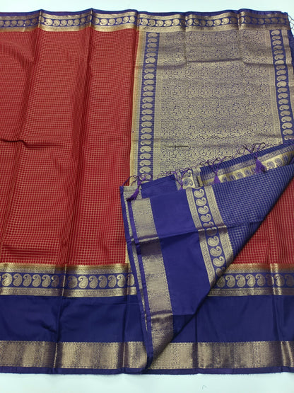SEMI CREPE SILK SAREE - B S CHANNABASAPPA & SONS