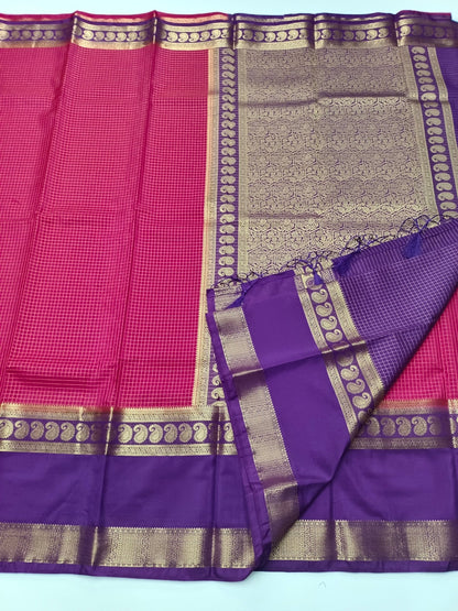 SEMI CREPE SILK SAREE - B S CHANNABASAPPA & SONS