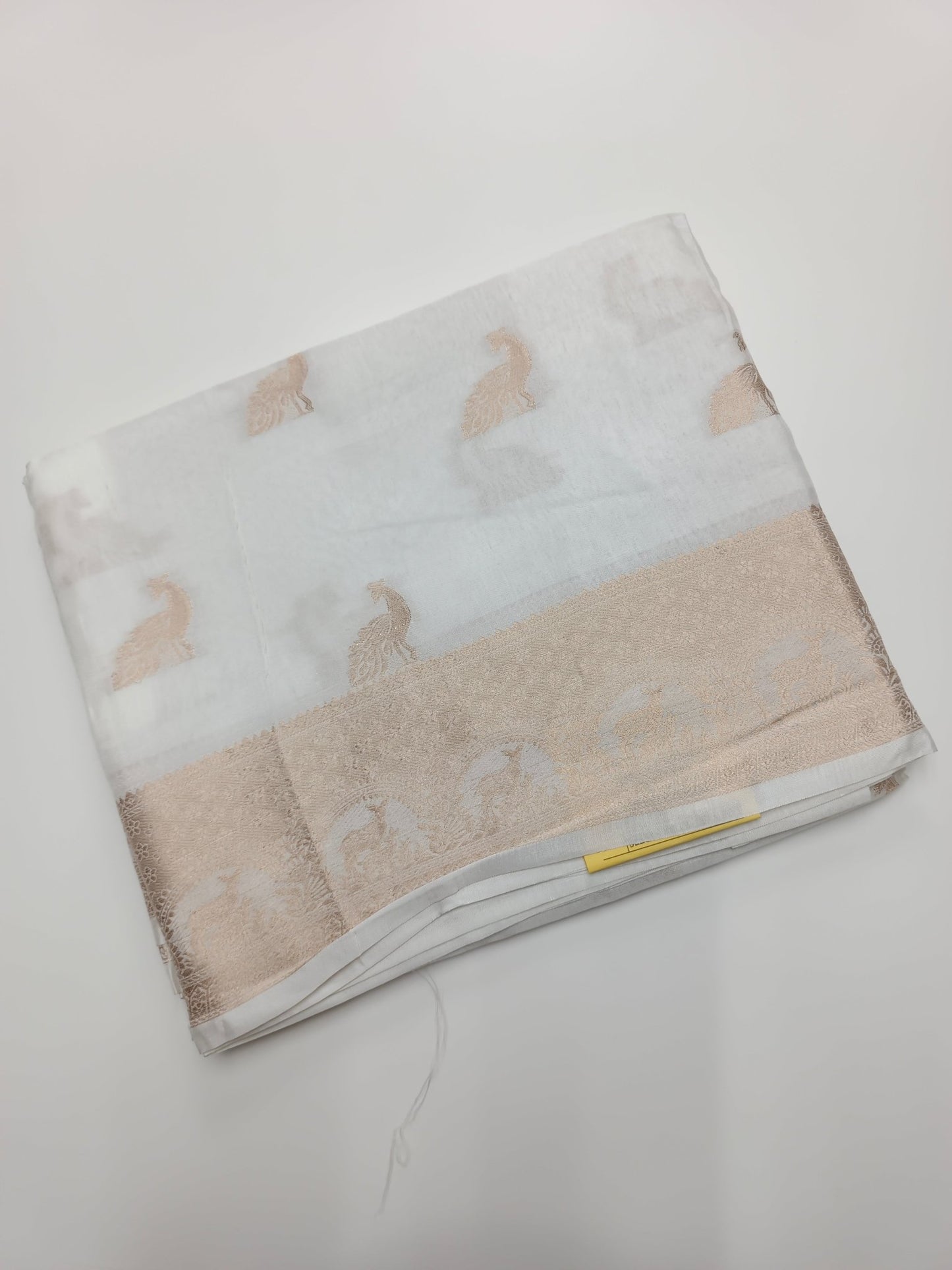 ORGANZA BLENDED CREPE SILK SAREE - B S CHANNABASAPPA & SONS