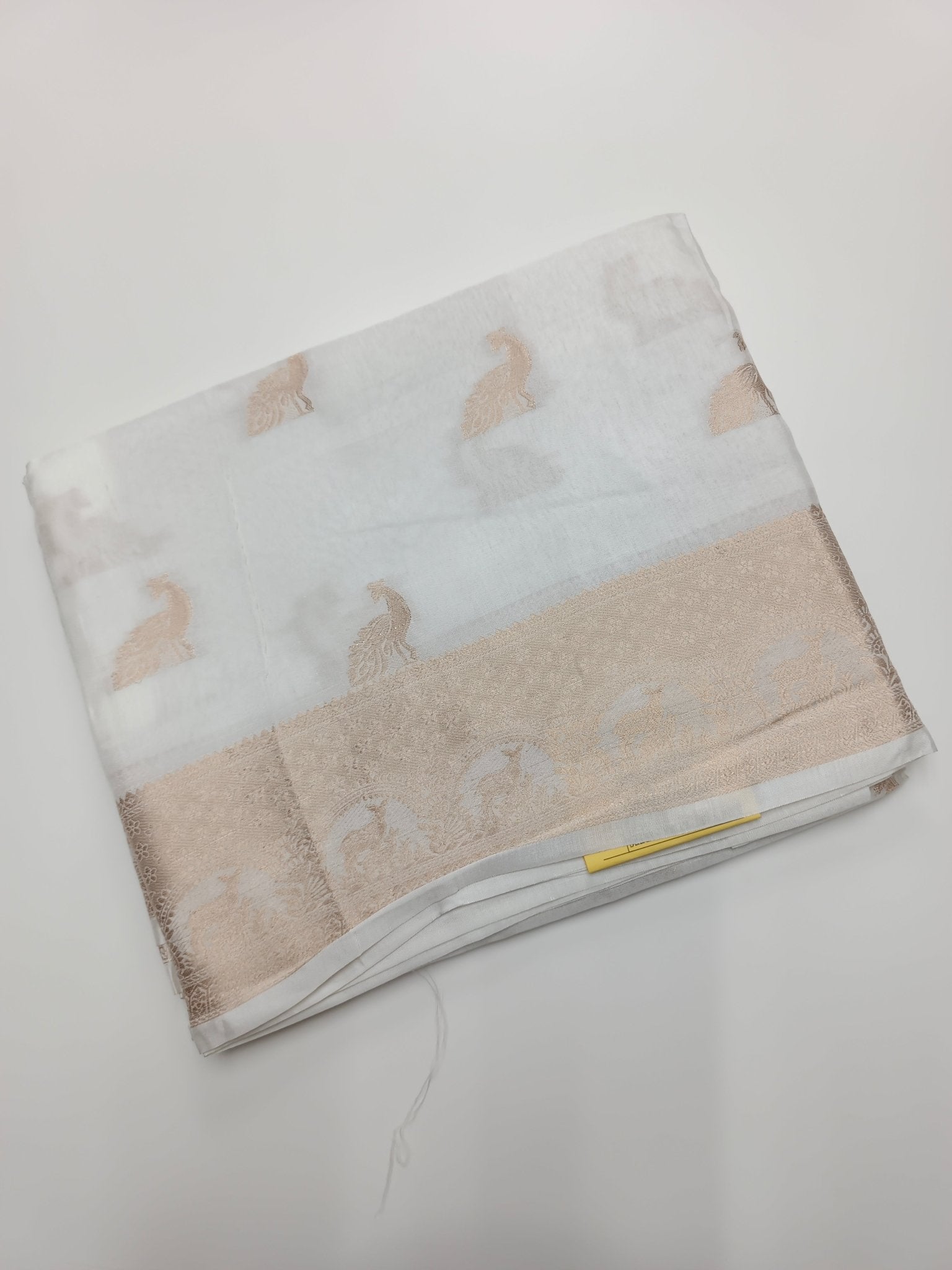 ORGANZA BLENDED CREPE SILK SAREE - B S CHANNABASAPPA & SONS