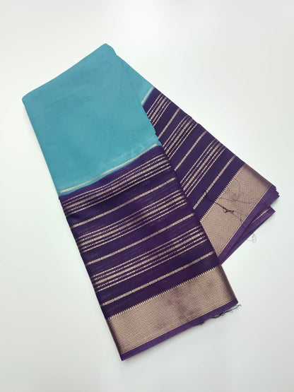 FANCY MALBARI SILK SAREE - B S CHANNABASAPPA & SONS