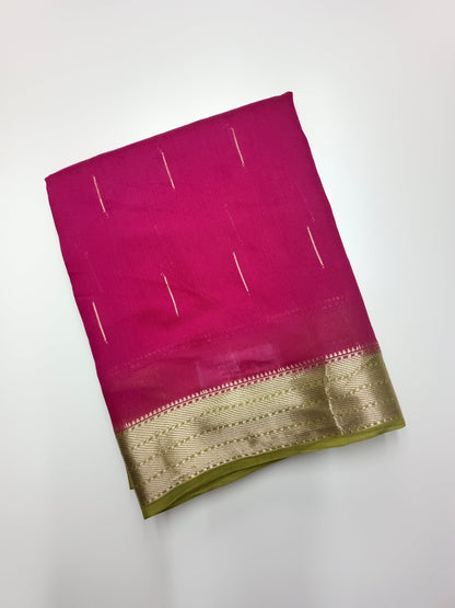 FANCY MALBARI SILK SAREE - B S CHANNABASAPPA & SONS