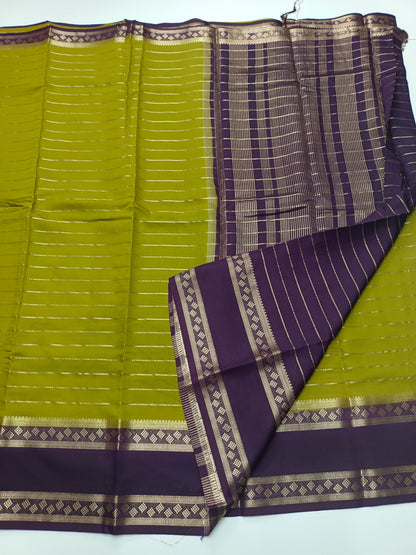 FANCY MALBARI SILK SAREE - B S CHANNABASAPPA & SONS
