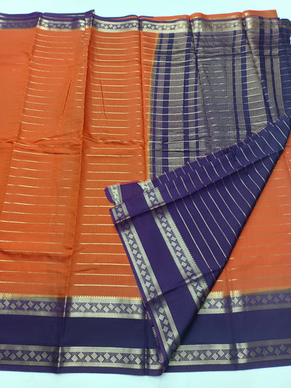 FANCY MALBARI SILK SAREE - B S CHANNABASAPPA & SONS