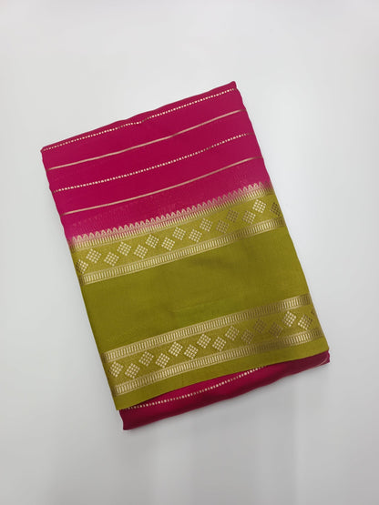 FANCY MALBARI SILK SAREE - B S CHANNABASAPPA & SONS