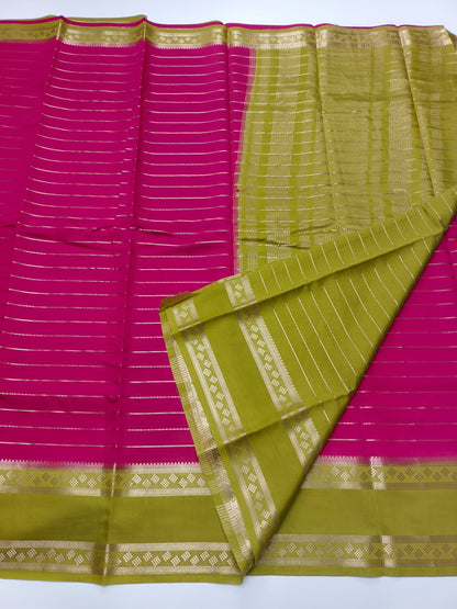 FANCY MALBARI SILK SAREE - B S CHANNABASAPPA & SONS