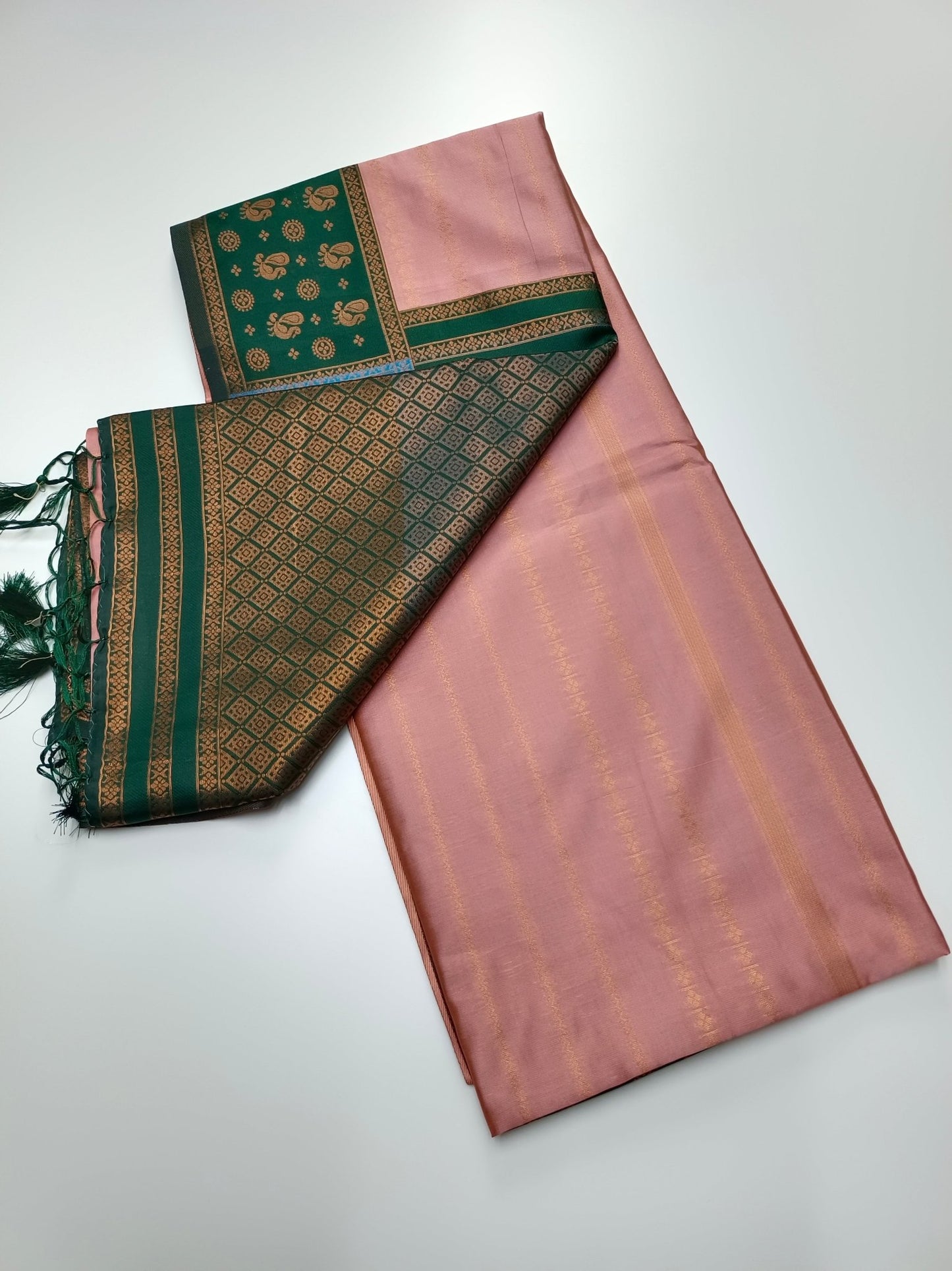 SOFT RAW SILK SAREE - B S CHANNABASAPPA & SONS