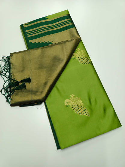 SOFT RAW SILK SAREE - B S CHANNABASAPPA & SONS