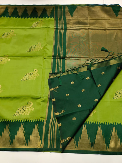 SOFT RAW SILK SAREE - B S CHANNABASAPPA & SONS