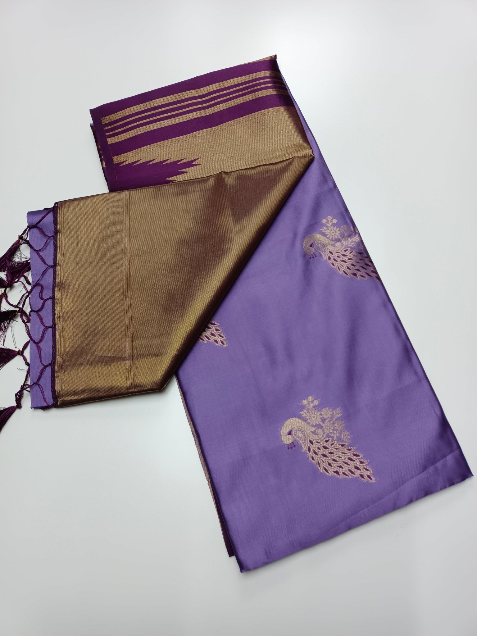 SOFT RAW SILK SAREE - B S CHANNABASAPPA & SONS