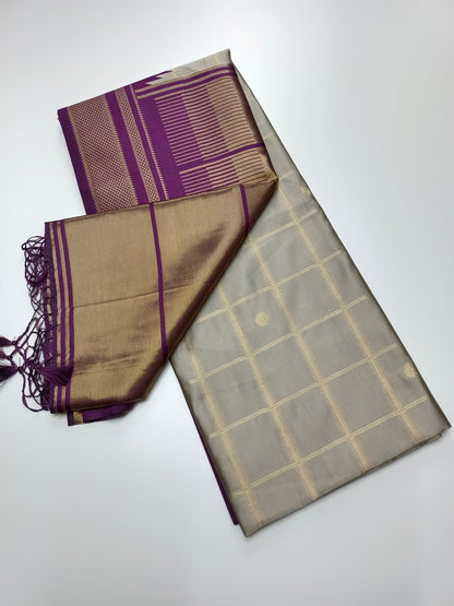 SOFT RAW SILK SAREE - B S CHANNABASAPPA & SONS