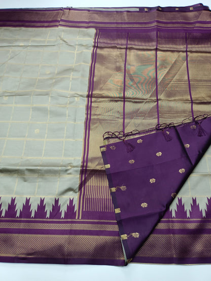 SOFT RAW SILK SAREE - B S CHANNABASAPPA & SONS
