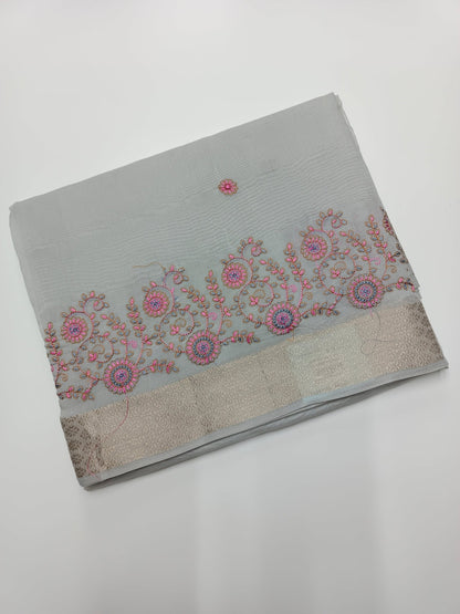 FANCY COTTON SAREE - B S CHANNABASAPPA & SONS