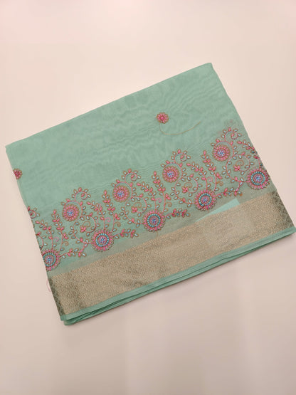 FANCY COTTON SAREE - B S CHANNABASAPPA & SONS