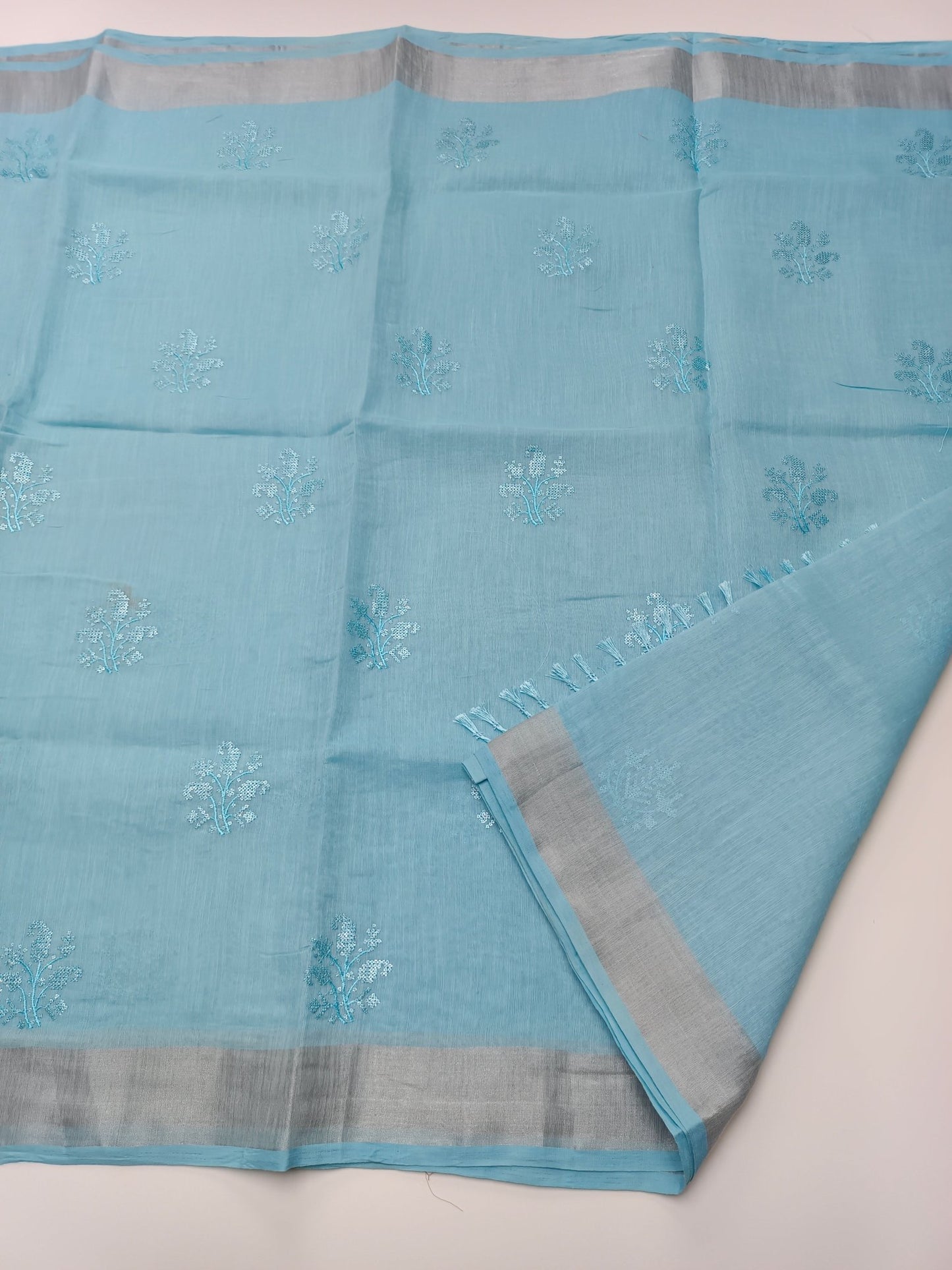 FANCY COTTON SAREE - B S CHANNABASAPPA & SONS