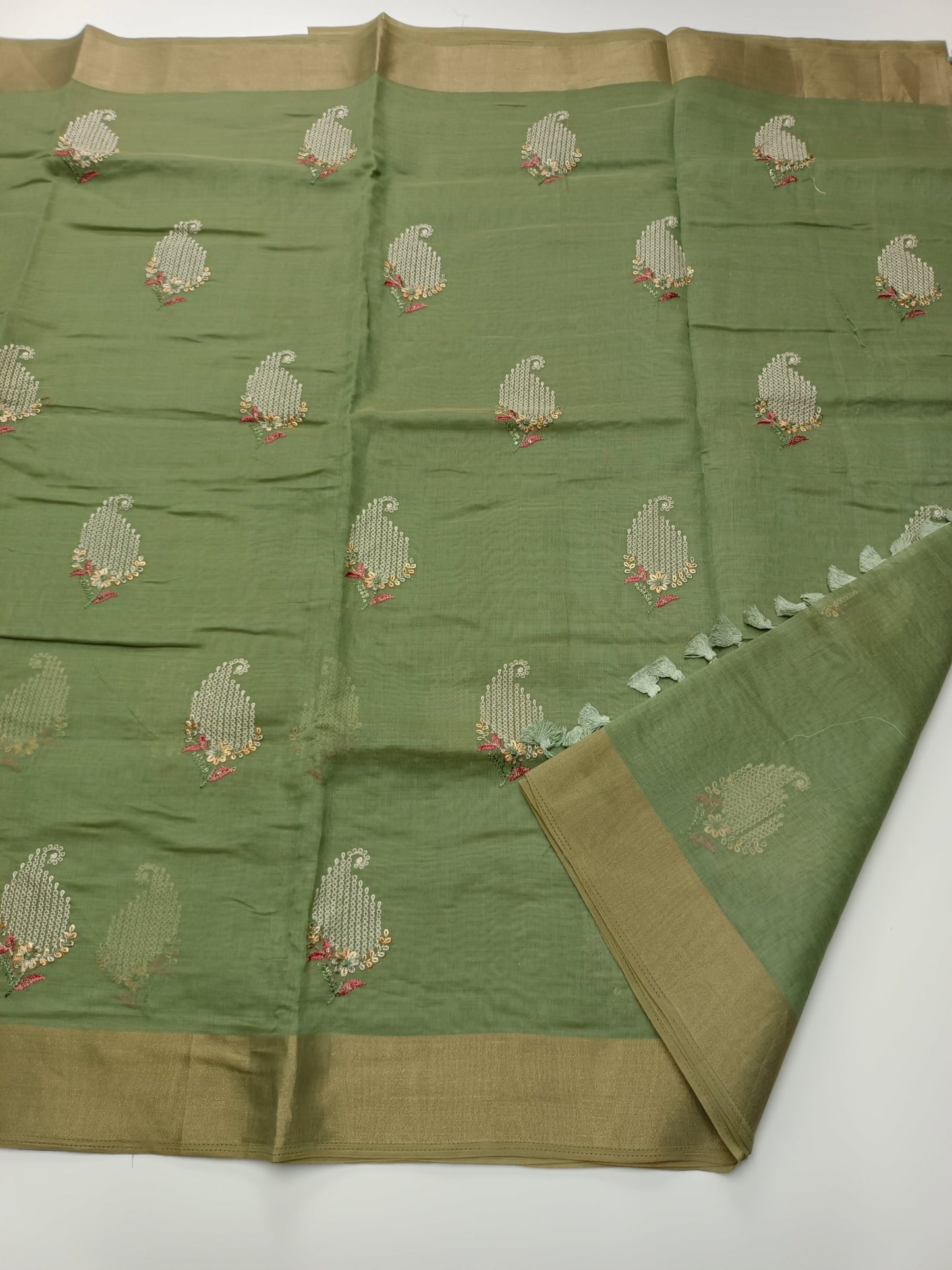 FANCY COTTON SAREE - B S CHANNABASAPPA & SONS