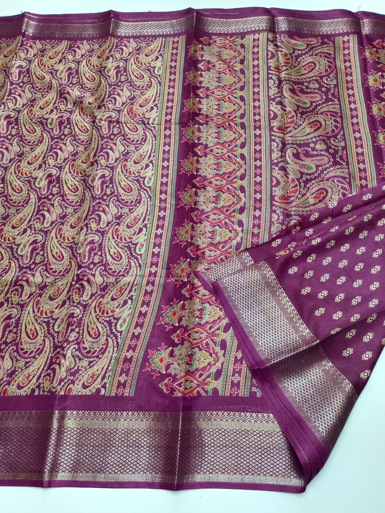 FANCY DOLA SILK SAREE - B S CHANNABASAPPA & SONS