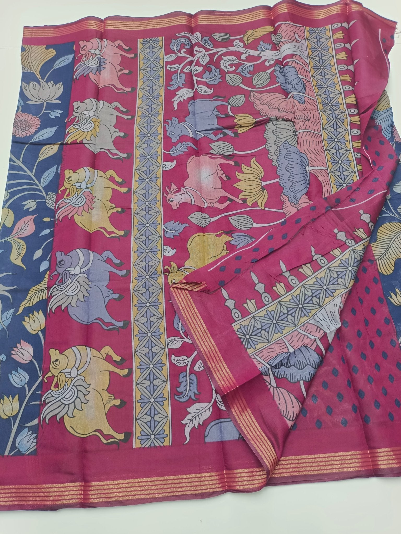 FANCY DOLA SILK SAREE - B S CHANNABASAPPA & SONS