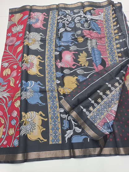 FANCY DOLA SILK SAREE - B S CHANNABASAPPA & SONS