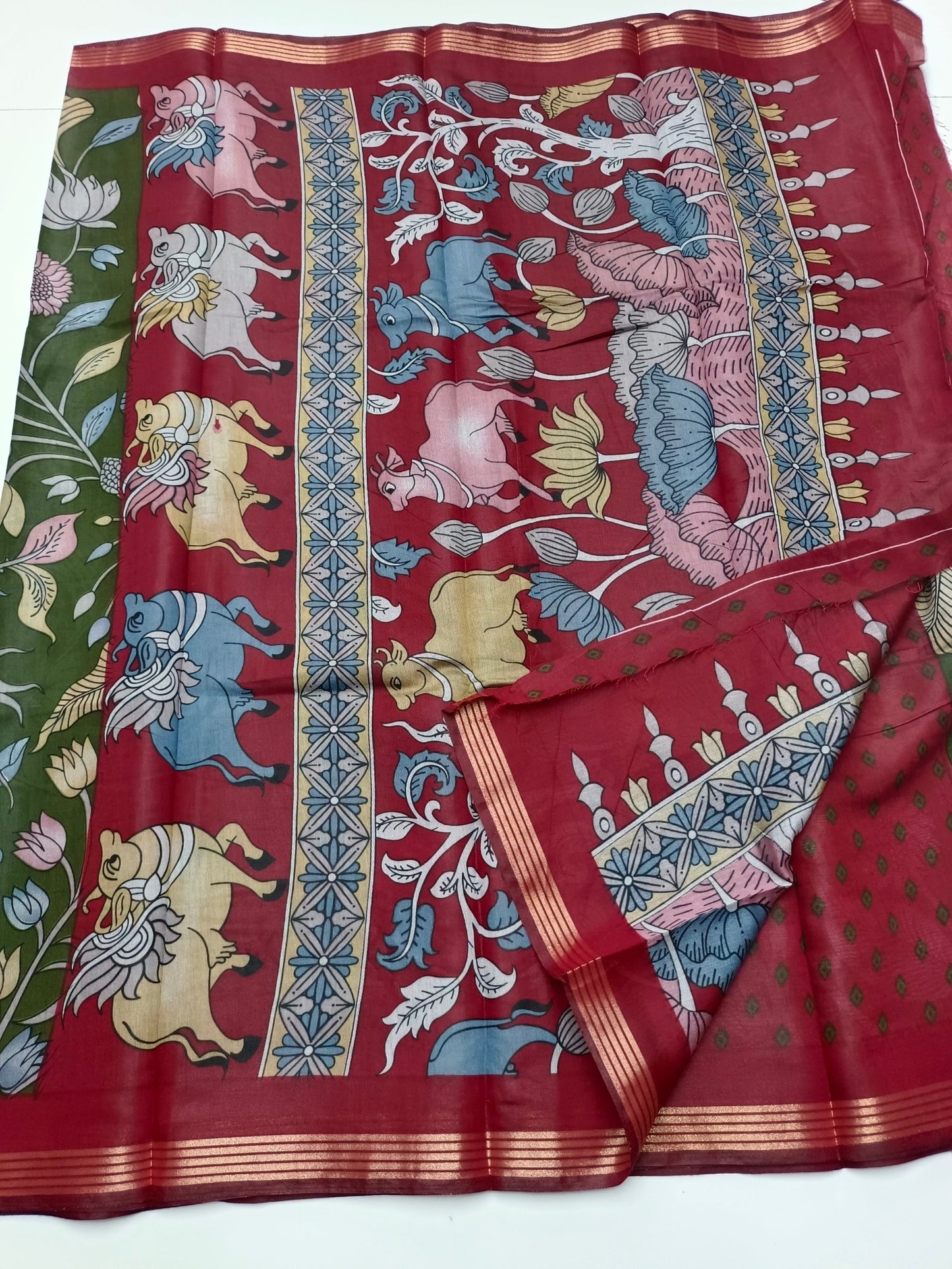 FANCY DOLA SILK SAREE - B S CHANNABASAPPA & SONS