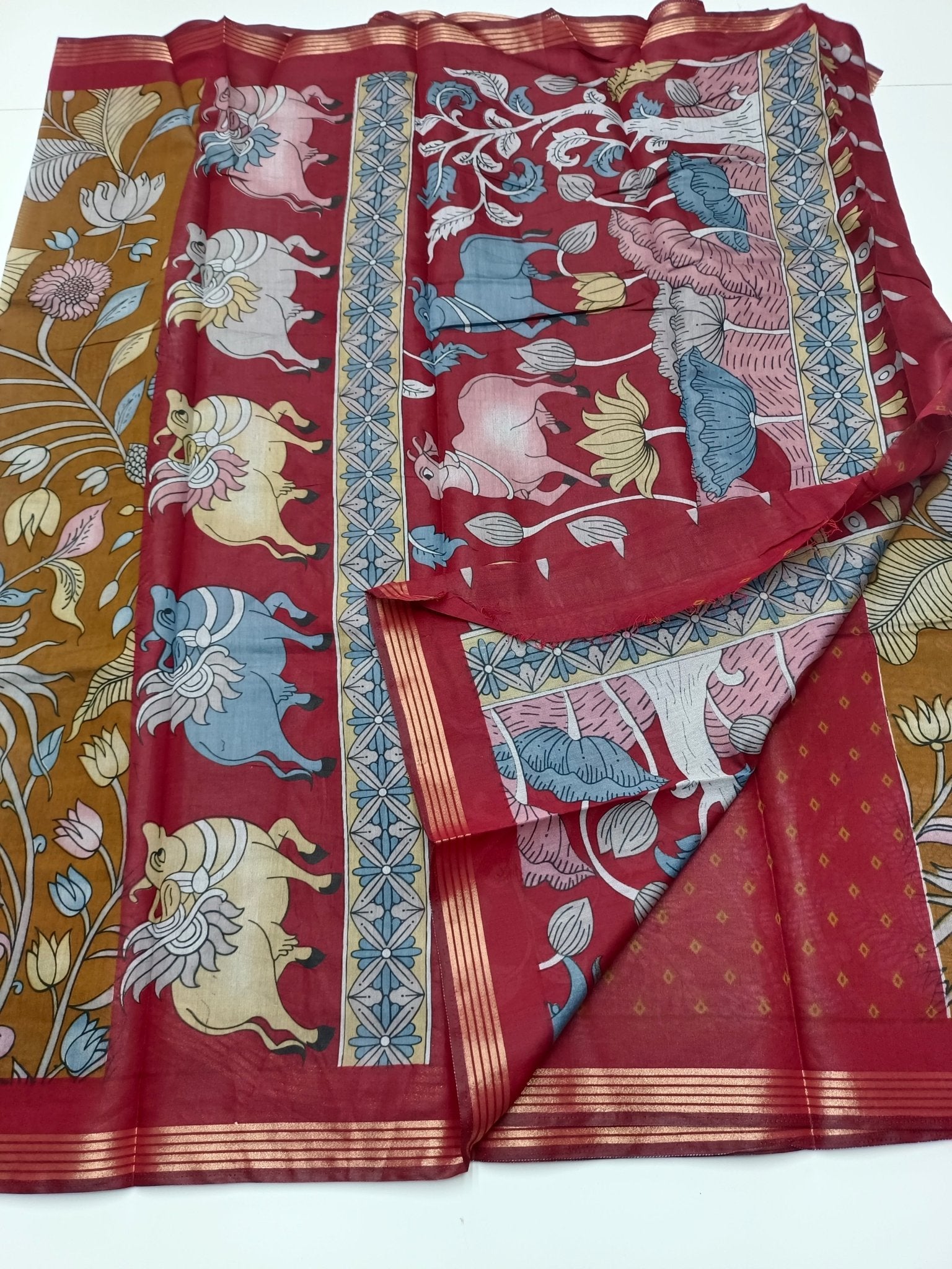 FANCY DOLA SILK SAREE - B S CHANNABASAPPA & SONS