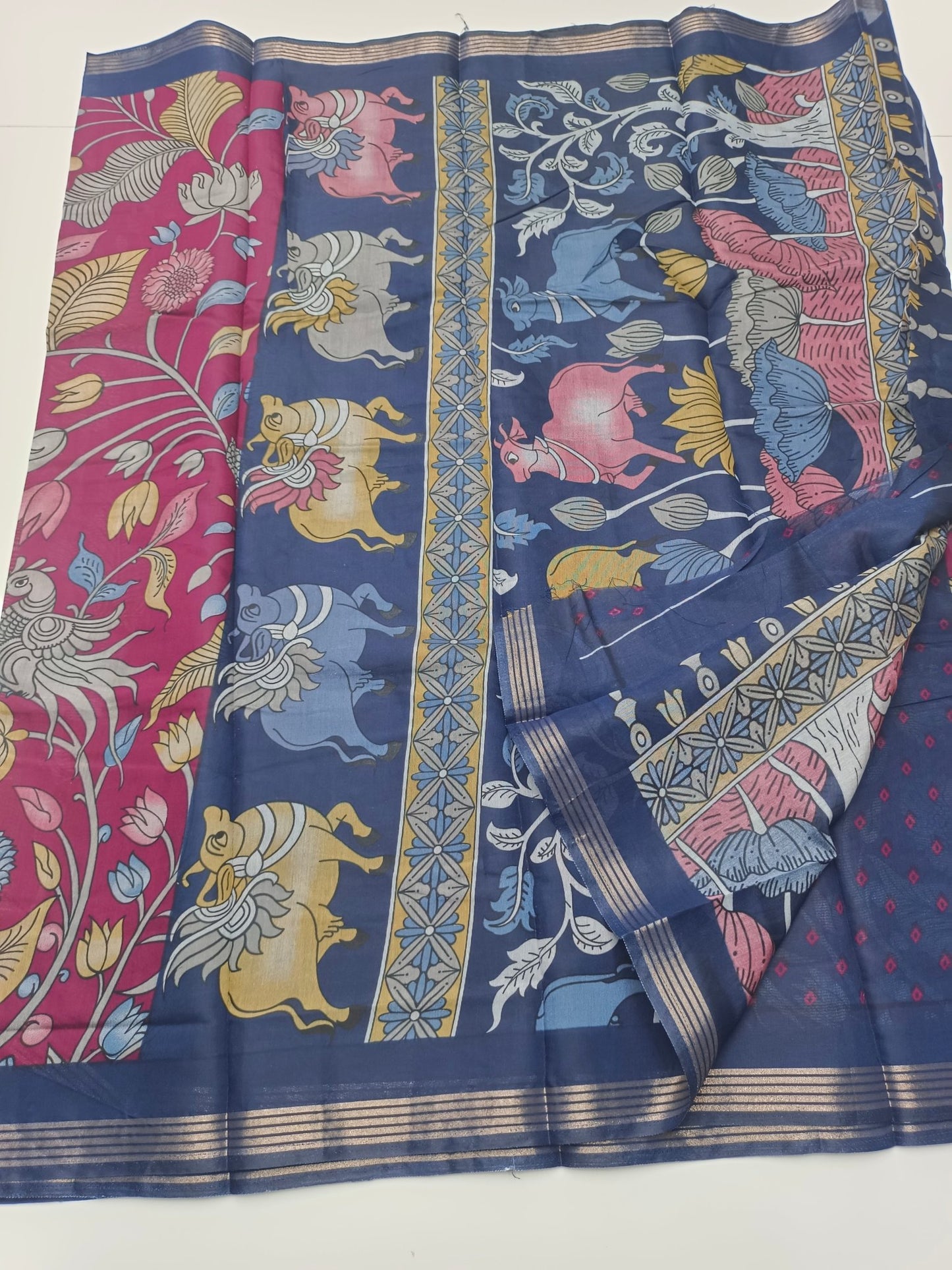 FANCY DOLA SILK SAREE - B S CHANNABASAPPA & SONS