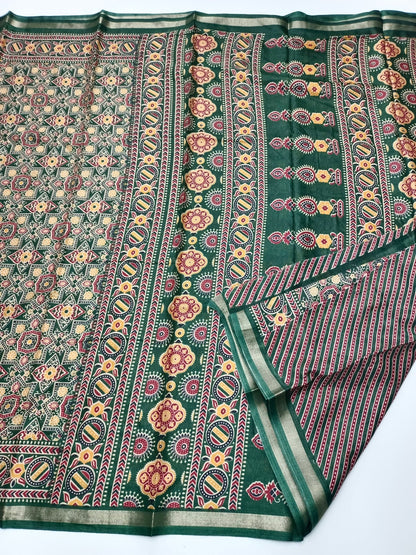 FANCY DOLA SILK SAREE - B S CHANNABASAPPA & SONS