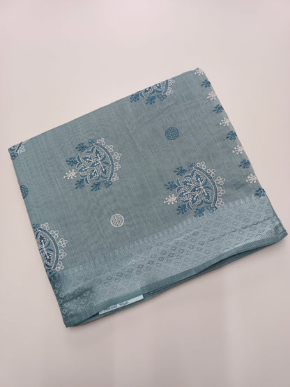 FANCY COTTON SAREE - B S CHANNABASAPPA & SONS