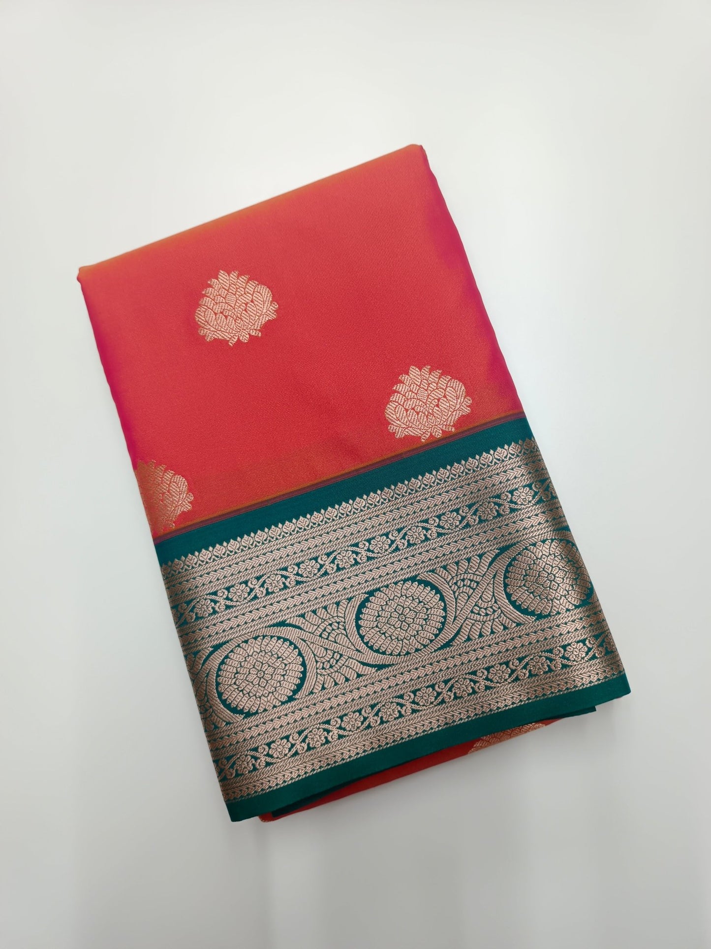 KANCHIPURAM SEMI SILK SAREE - B S CHANNABASAPPA & SONS
