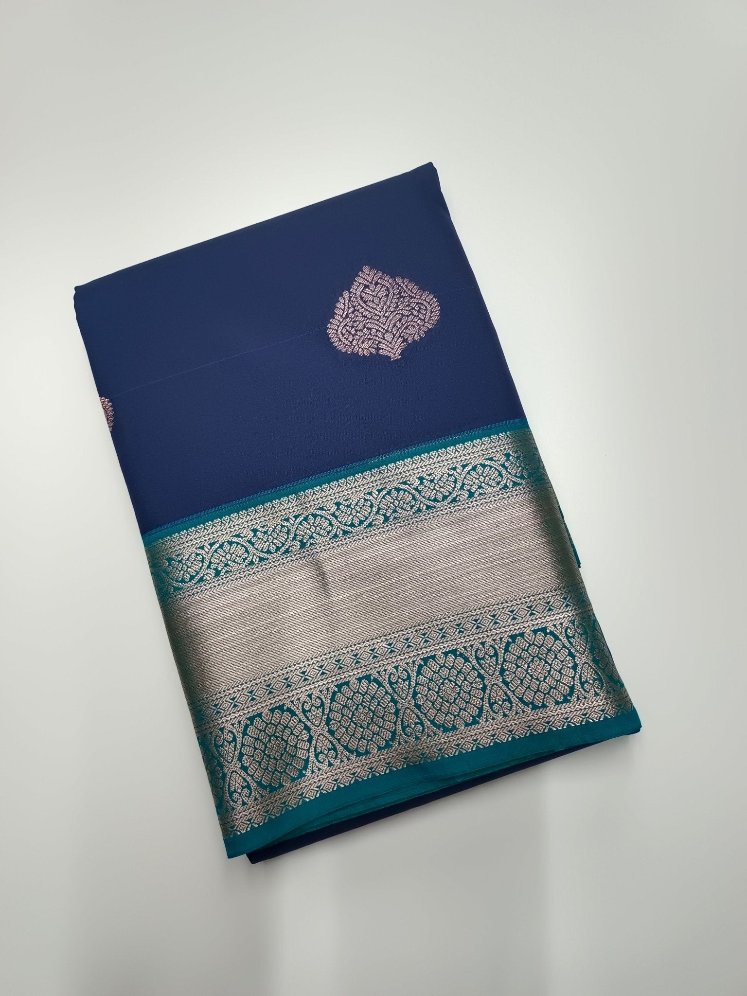 KANCHIPURAM SEMI SILK SAREE - B S CHANNABASAPPA & SONS