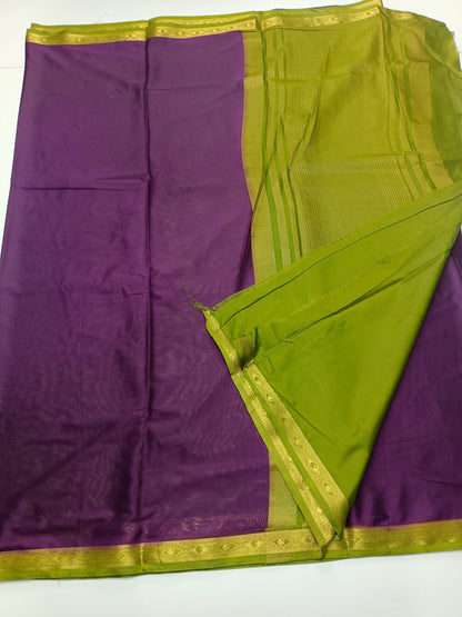 ART CREPE SILK SAREE - B S CHANNABASAPPA & SONS