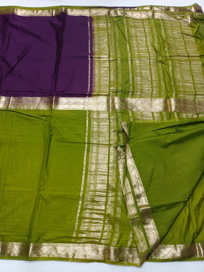 2D SEMI CREPE SILK SAREE - B S CHANNABASAPPA & SONS