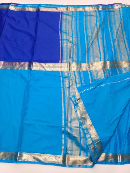 2D SEMI CREPE SILK SAREE - B S CHANNABASAPPA & SONS