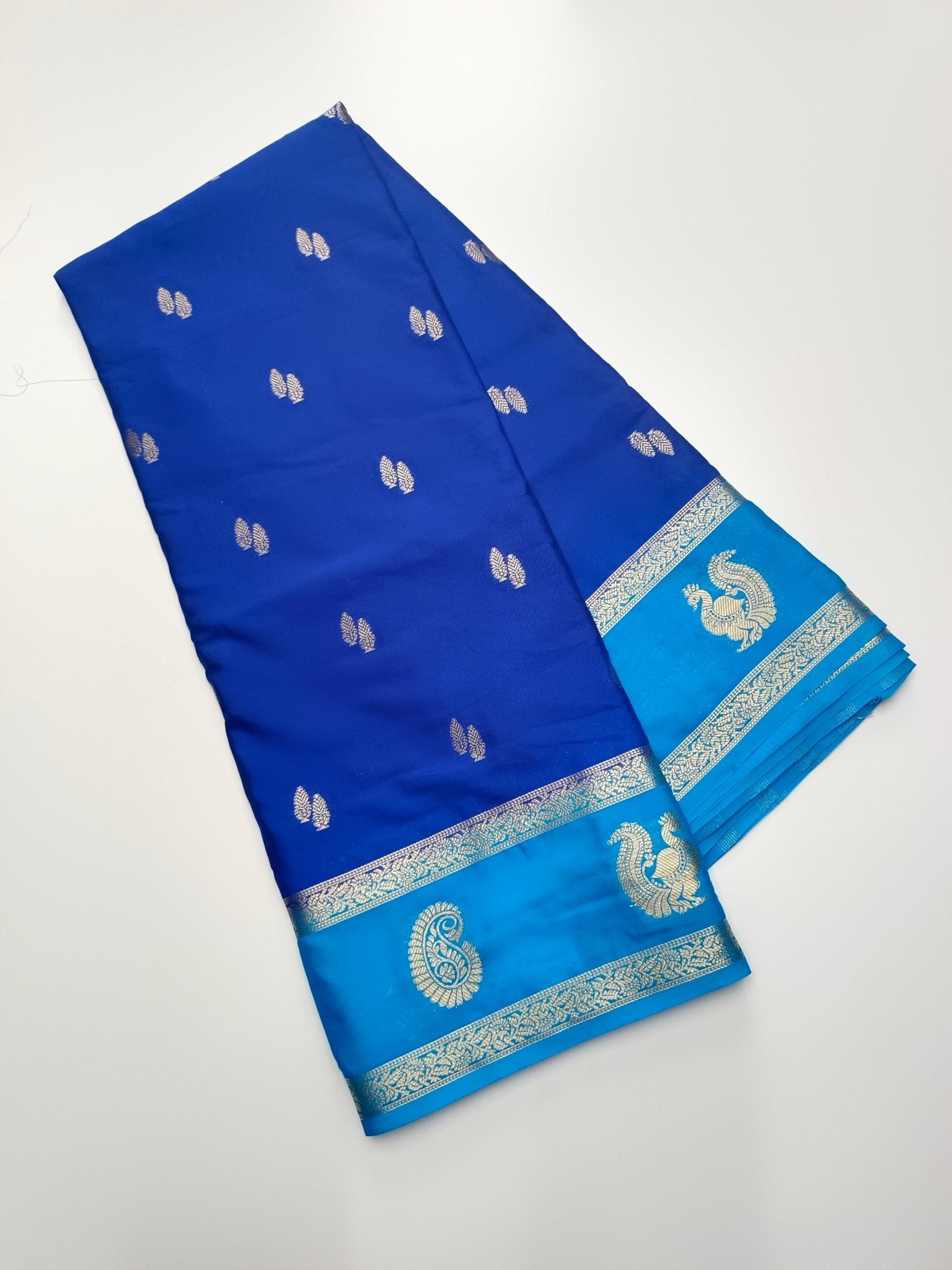 SEMI CREPE SILK SAREE - B S CHANNABASAPPA & SONS